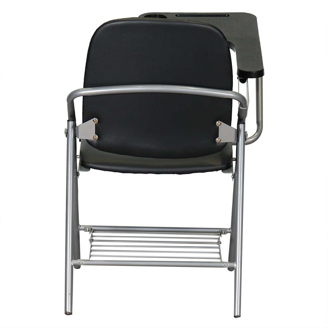 Foldable Student Chair with Metal Frame And Legs - Black-GCC Home Center