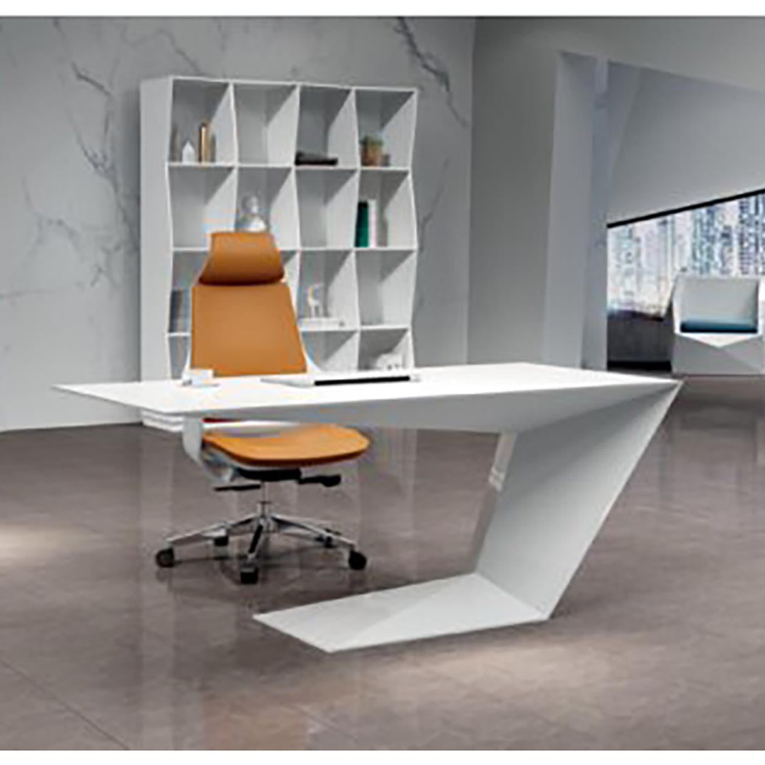 Modern Design Executive Office Table With a Glossy Finish - Office Desk-GCC Home Center