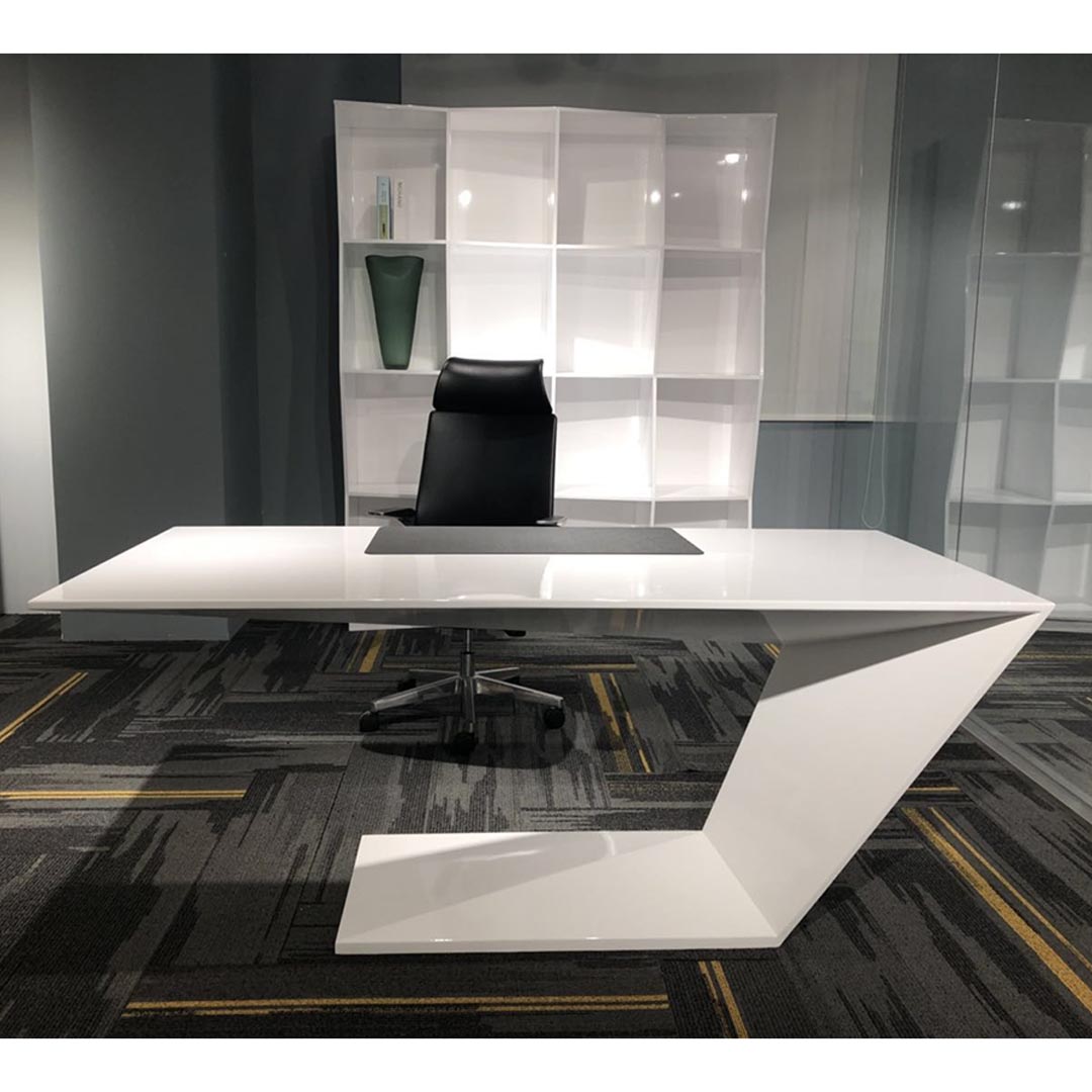Modern Design Executive Office Table With a Glossy Finish - Office Desk-GCC Home Center