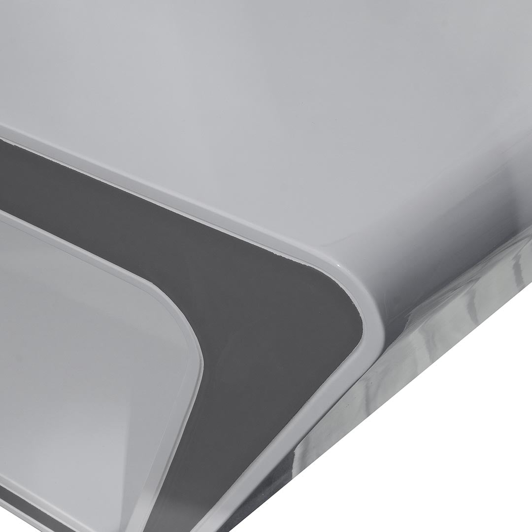 Glossy Coffee Table For Indoor And Outdoor Settings - White-GCC Home Center