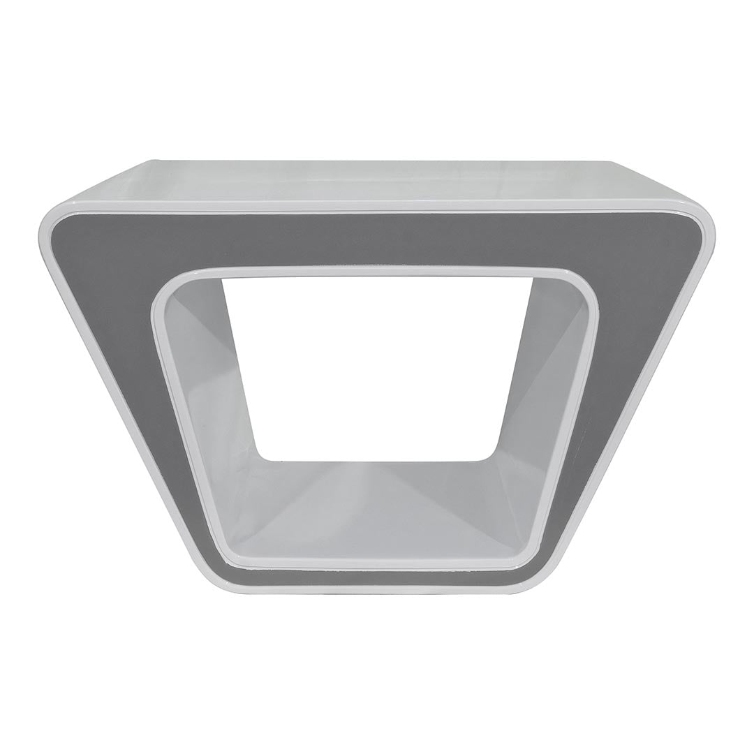 Glossy Coffee Table For Indoor And Outdoor Settings - White-GCC Home Center