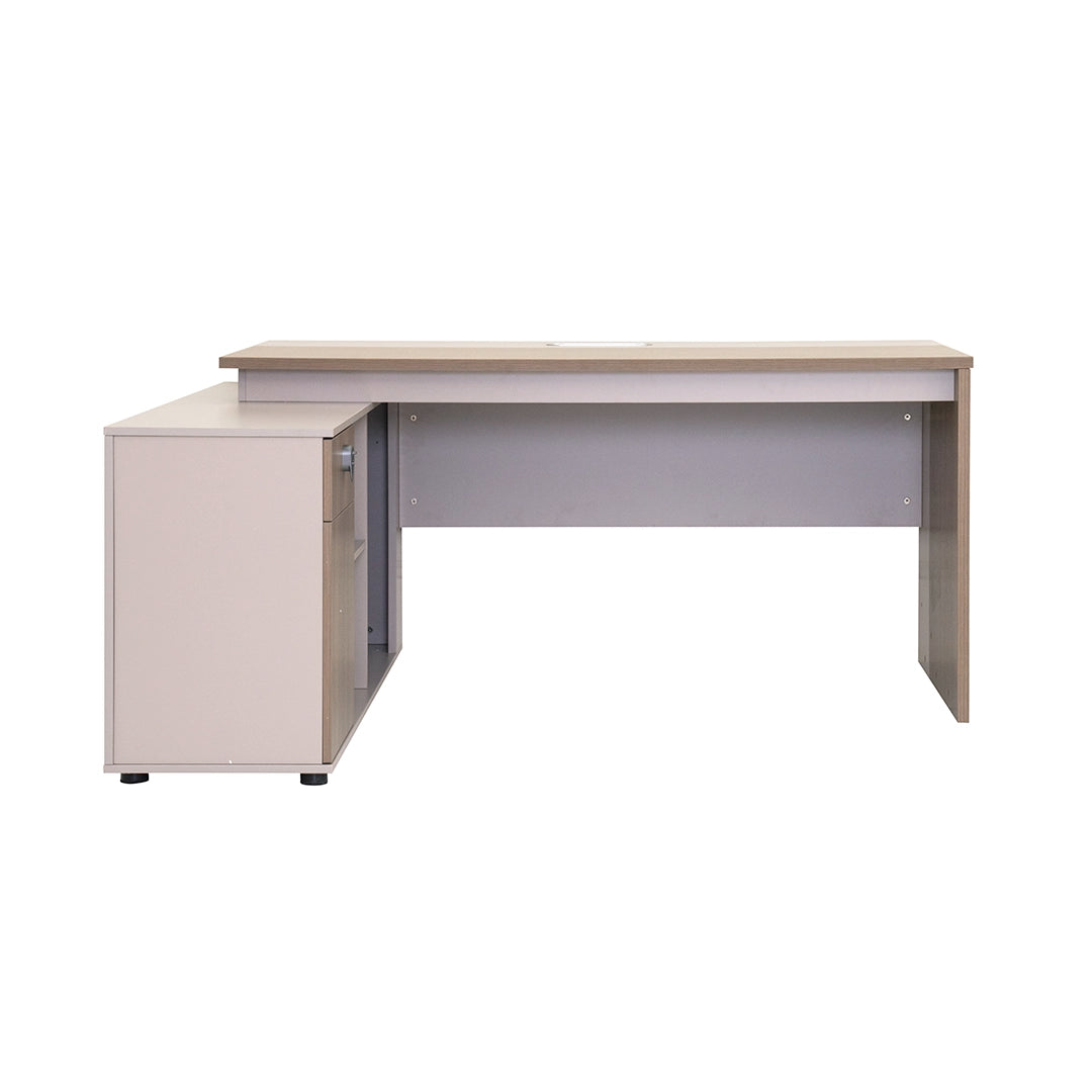 Elegant Office Desk with Premium Quality - Light Oak