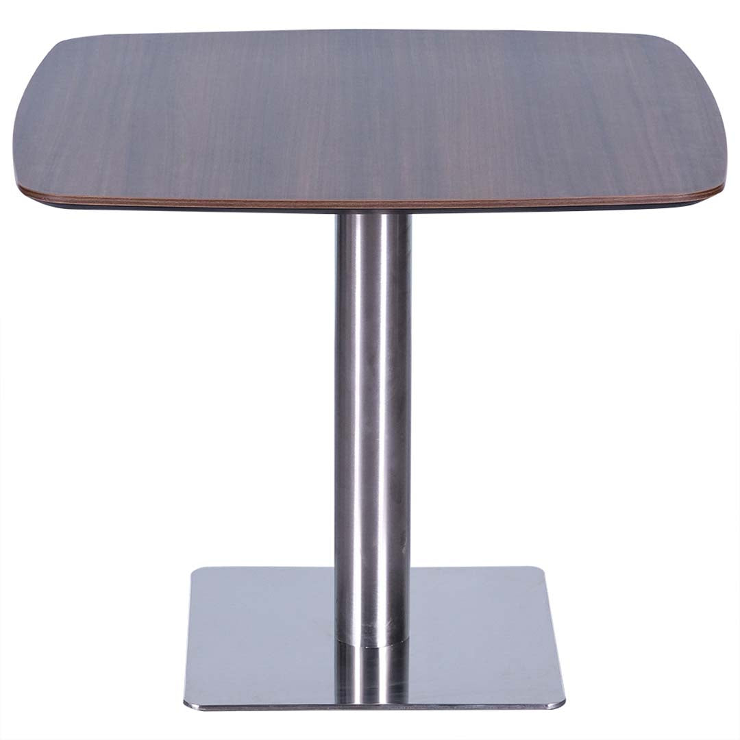 Square Shape Meeting Table, Coffee Table For Modern Workspace Or Dining Area - Brown-GCC Home Center
