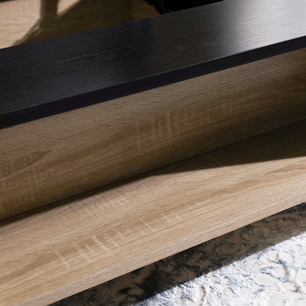 Coffee Table with Smart Lift-Top Mechanism and Hidden Storage