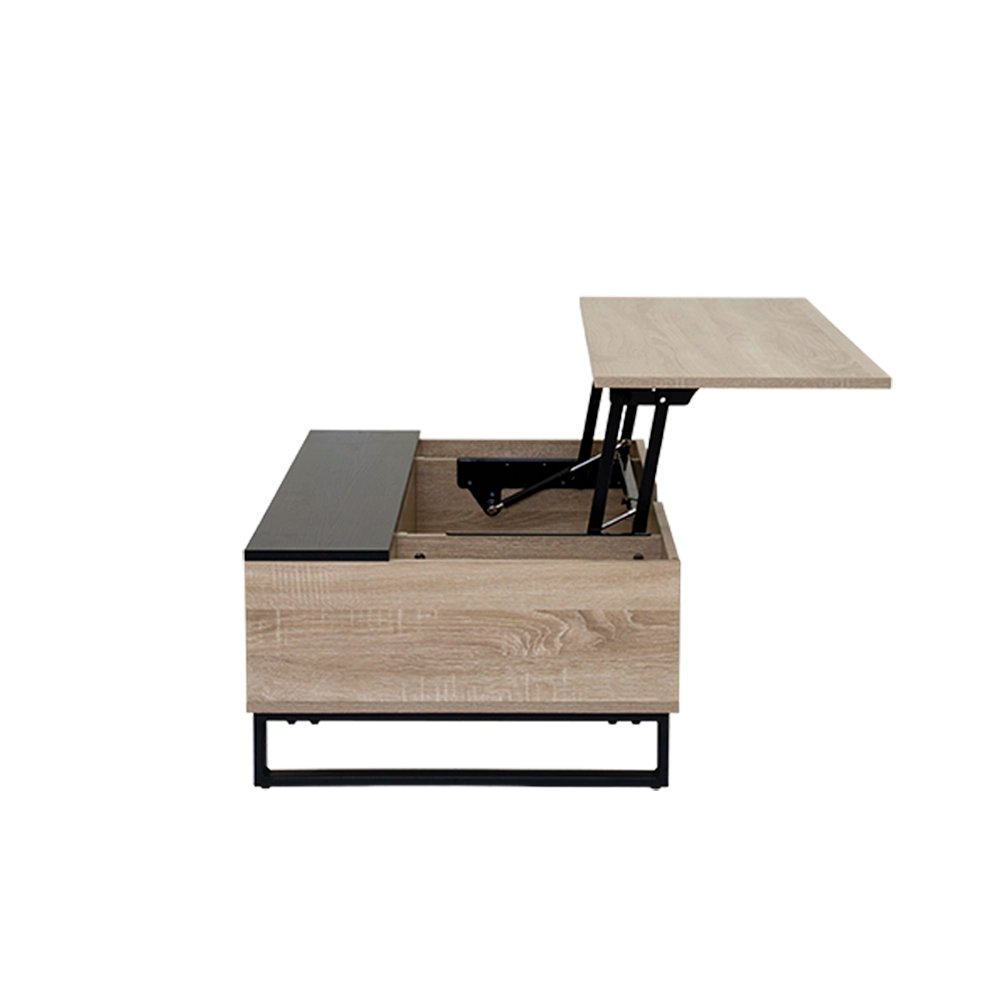 Coffee Table with Smart Lift-Top Mechanism and Hidden Storage