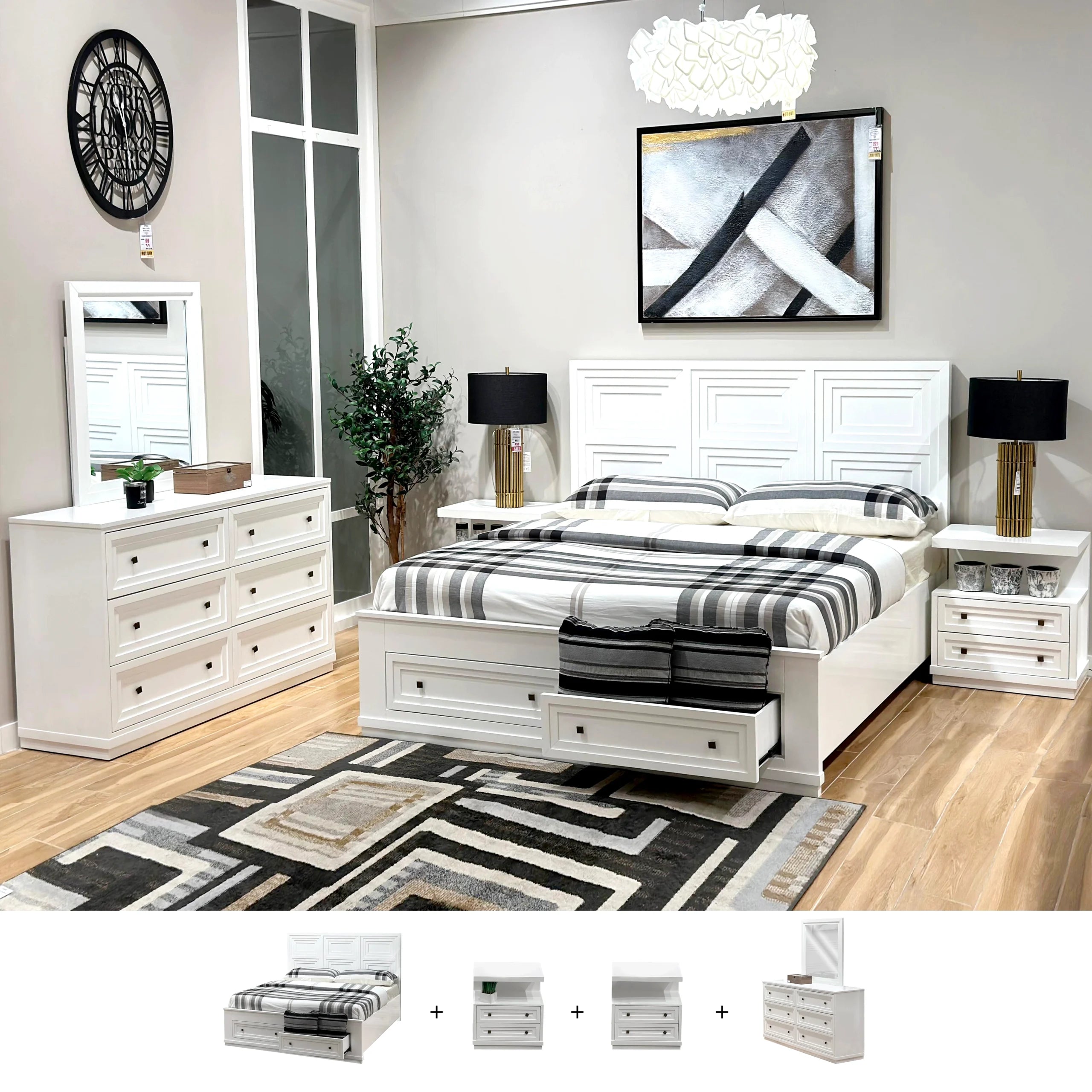 5 Pcs. King Bedroom Set