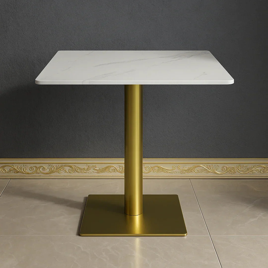 Square Ceramic Top Dining Table for Café & Restaurant