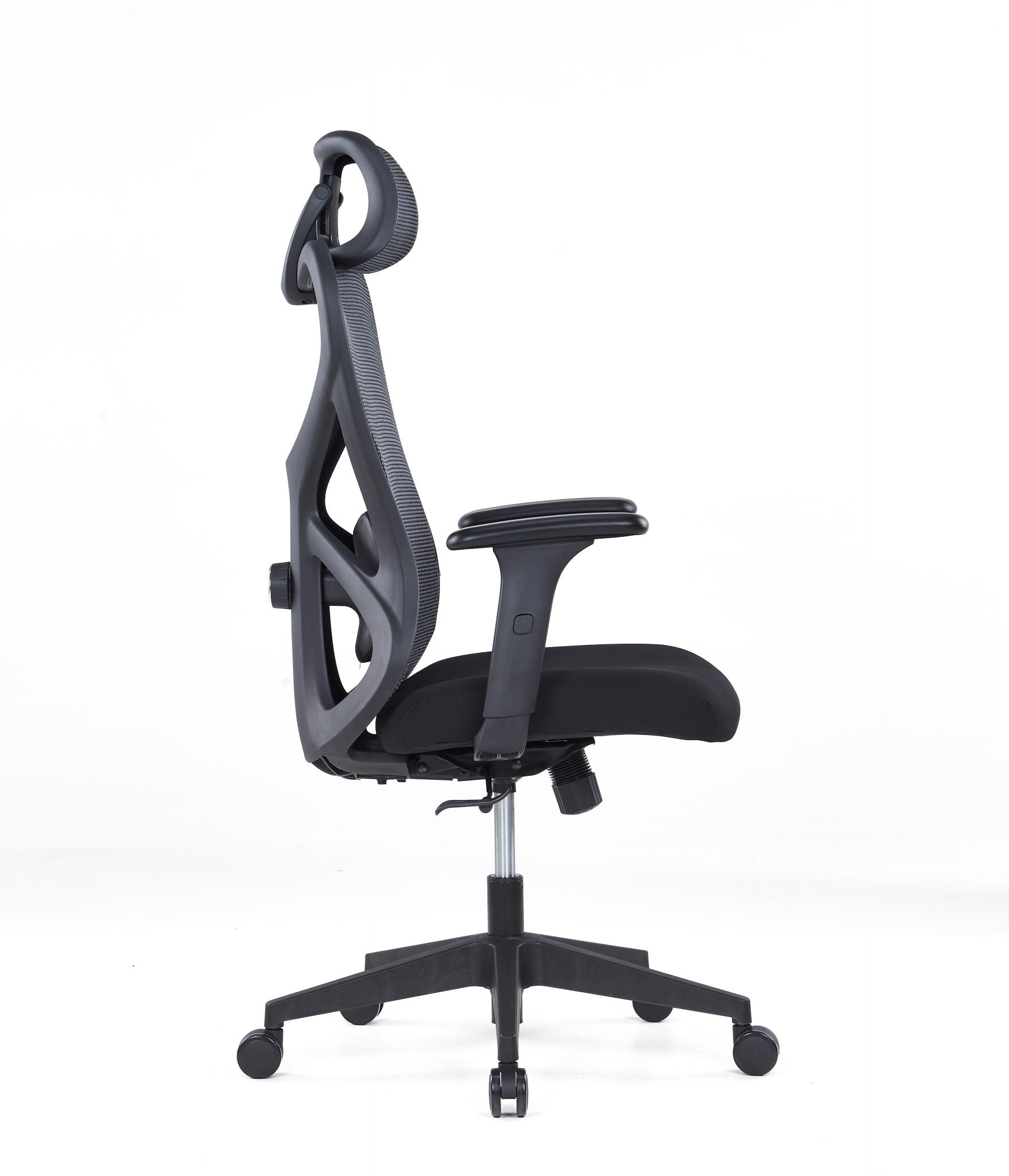 Breathable Mesh Ergonomic Chair Adjustable Headrest and Lumbar Support