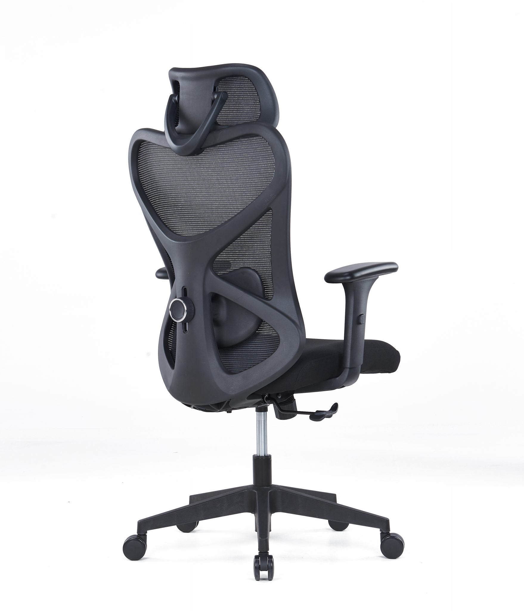 Breathable Mesh Ergonomic Chair Adjustable Headrest and Lumbar Support