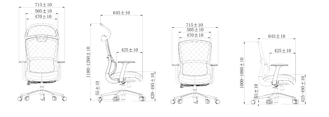 Ergonomic High-Back Mesh Office Chair – Perfect for UAE Workspaces