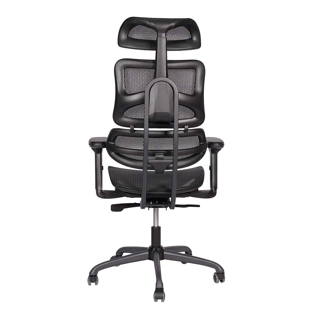 High Back Medicated Chair, Office Chair With Height Adjustable, Lumbar Support And 5 Swivel Wheels-GCC Home Center
