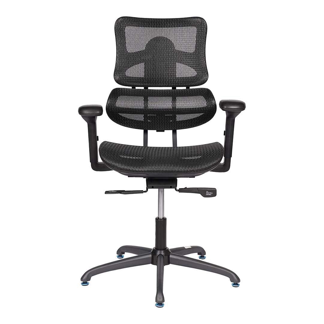 High Back Medicated Chair, Office Chair With Height Adjustable, Lumbar Support And 5 Swivel Wheels-GCC Home Center