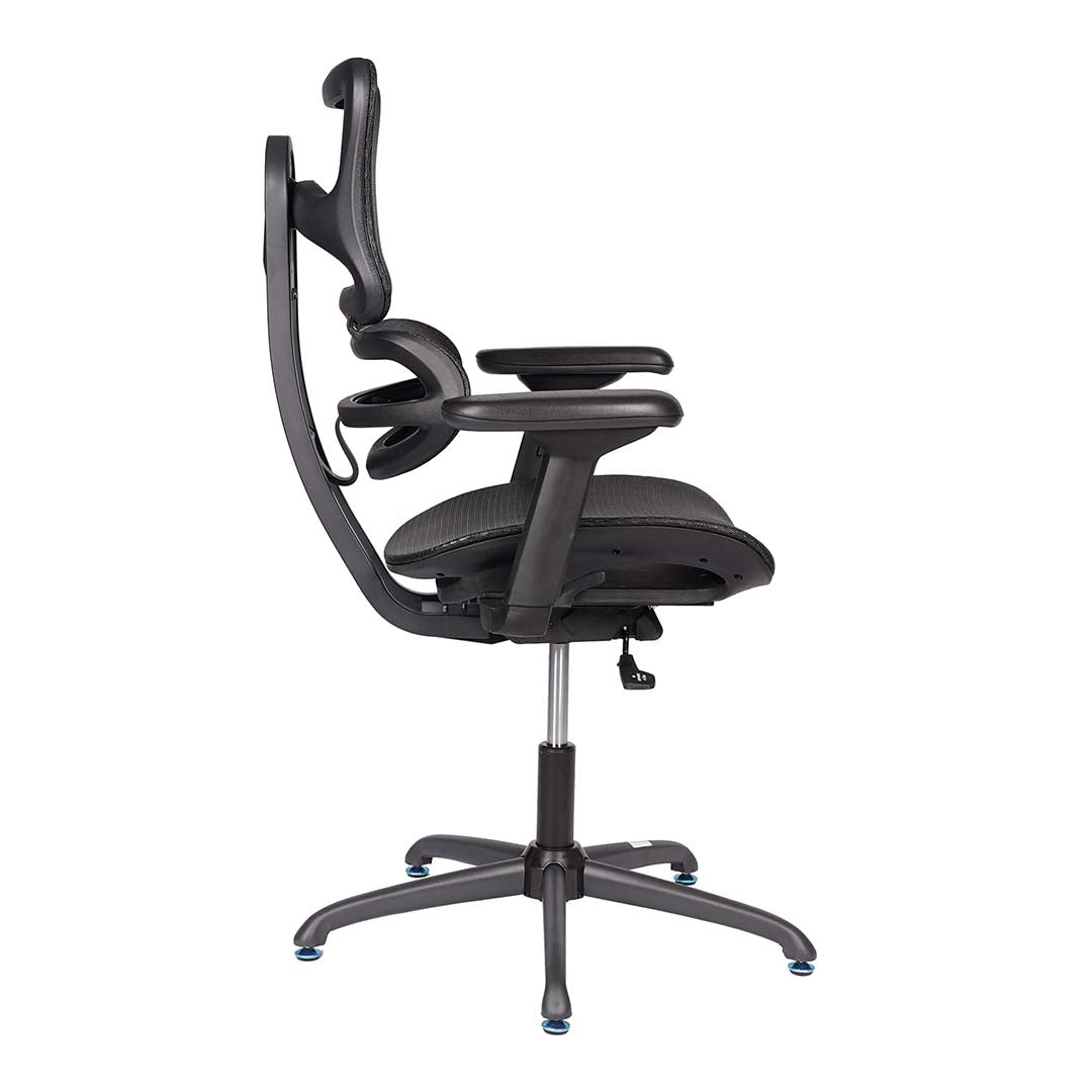 High Back Medicated Chair, Office Chair With Height Adjustable, Lumbar Support And 5 Swivel Wheels-GCC Home Center
