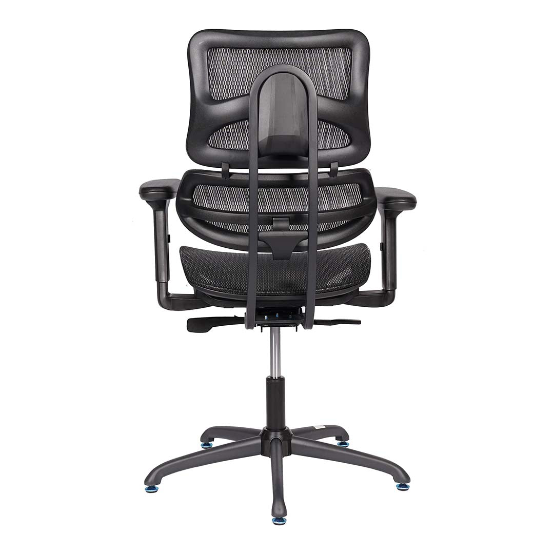 High Back Medicated Chair, Office Chair With Height Adjustable, Lumbar Support And 5 Swivel Wheels-GCC Home Center