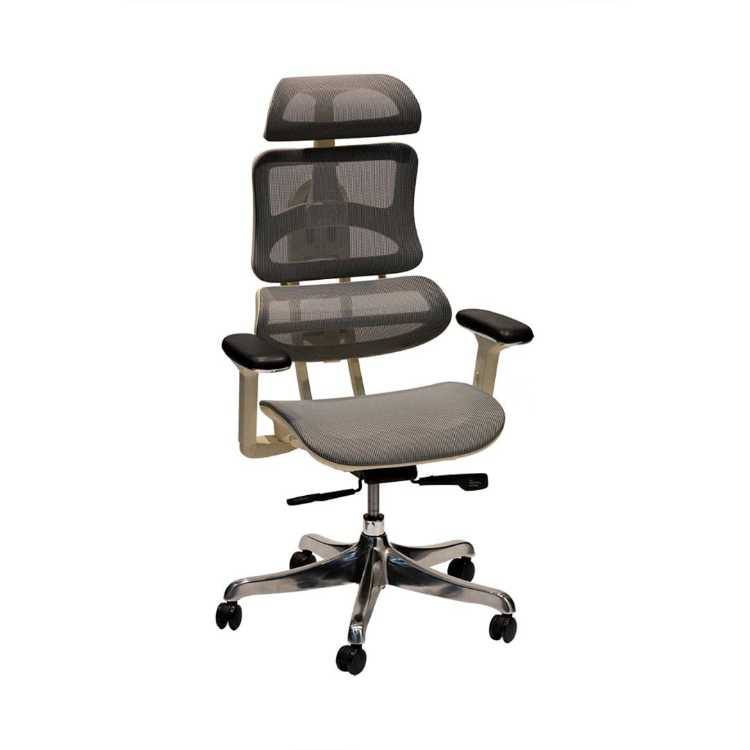 High Back Medicated Chair, Office Chair With Height Adjustable, Lumbar Support And 5 Swivel Wheels-GCC Home Center