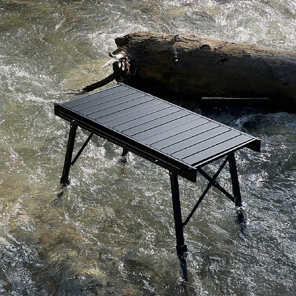 Foldable Camping Table with Adjustable Height