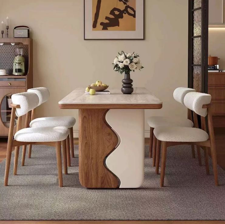 Elegant contemporary dining table