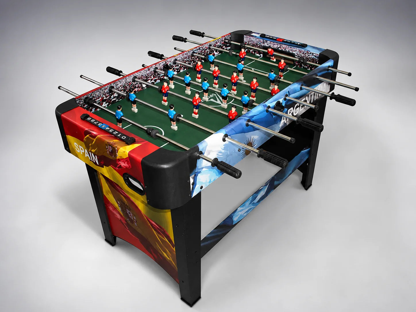 Limited Edition Sport Spain vs Argentina Foosball Soccer Table for Kids | Indoor Football Game Table