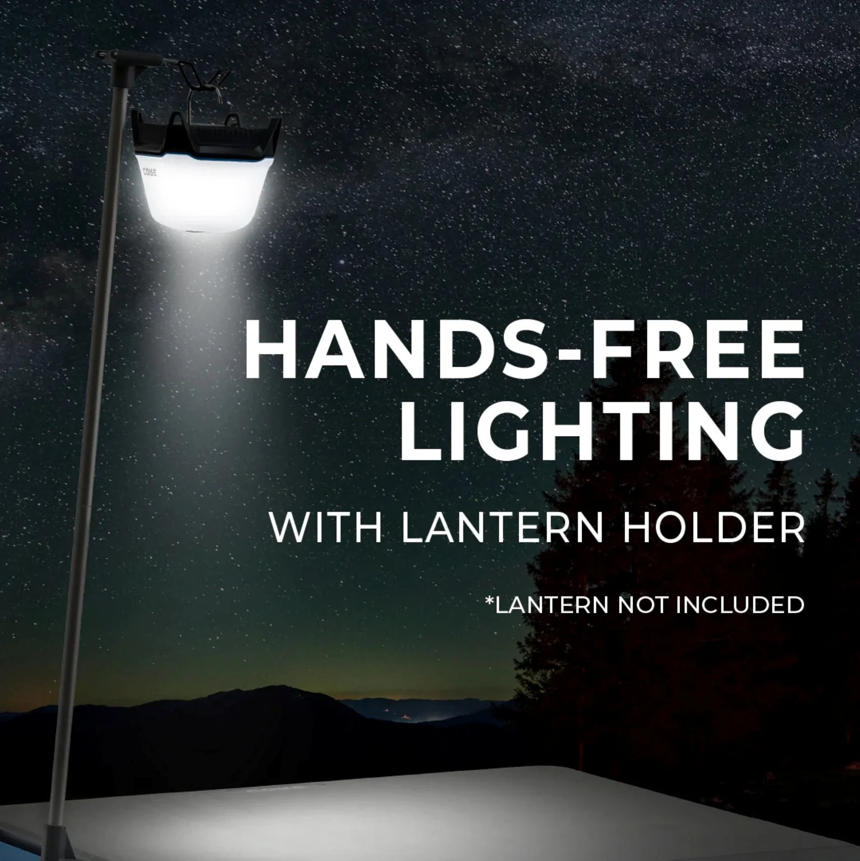 Core 4 Foot Outdoor Table with Flex Rail – Portable, Outdoor Prep Table, Camping Table