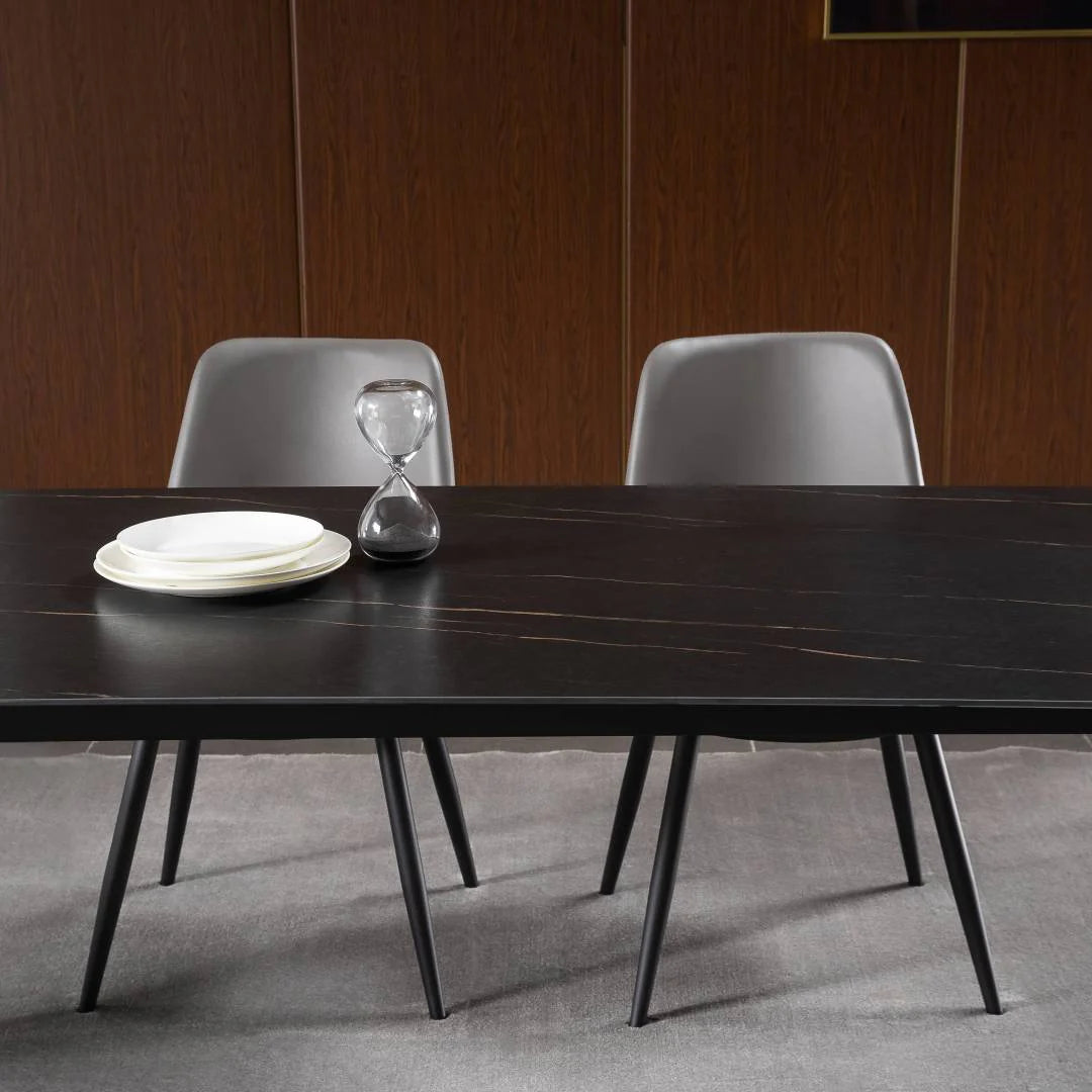 Sintered stone Dining Table w/ Simple Style Leg-GCC Home Center