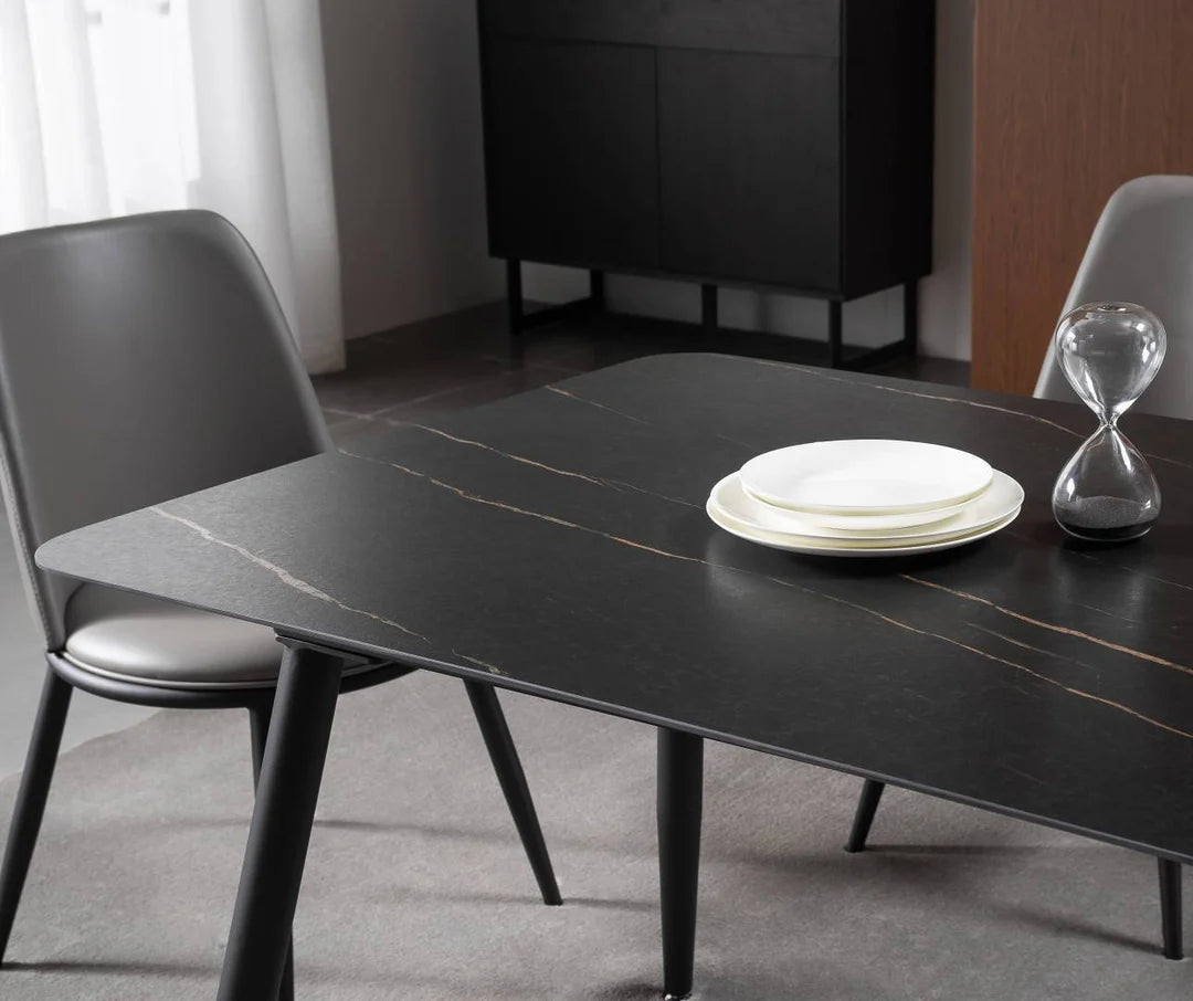 Sintered stone Dining Table w/ Simple Style Leg-GCC Home Center