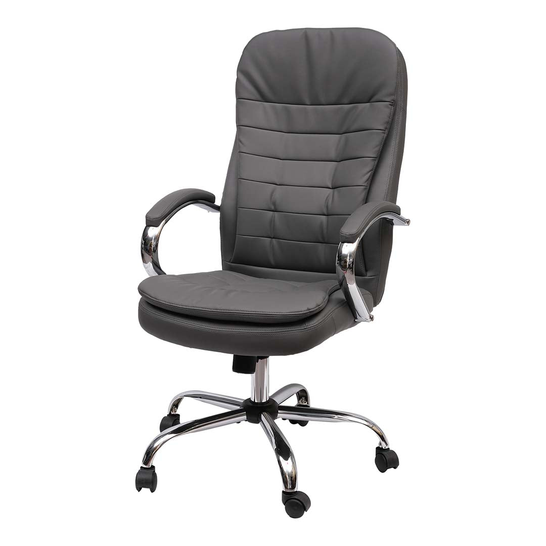 PU Leather High Back PU Leather Chair With Height Adjustable And Arm Rest-GCC Home Center