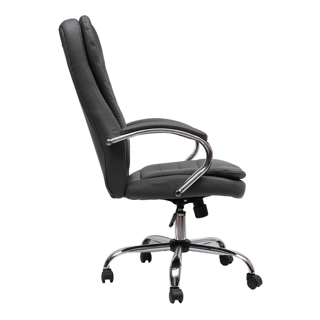 PU Leather High Back PU Leather Chair With Height Adjustable And Arm Rest-GCC Home Center