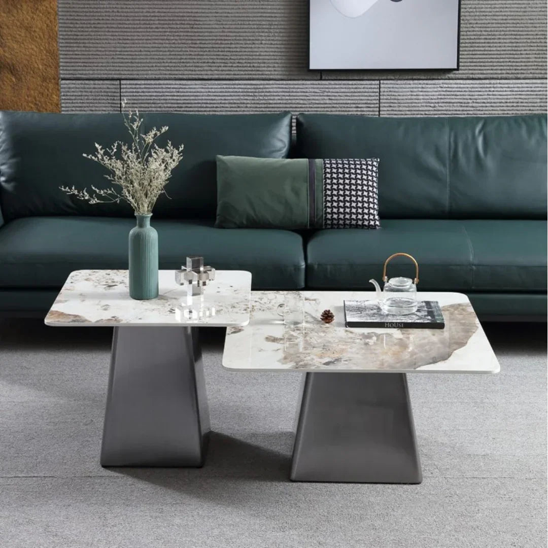 Elegant Modern Nesting Coffee Table Set (Pack of 2)