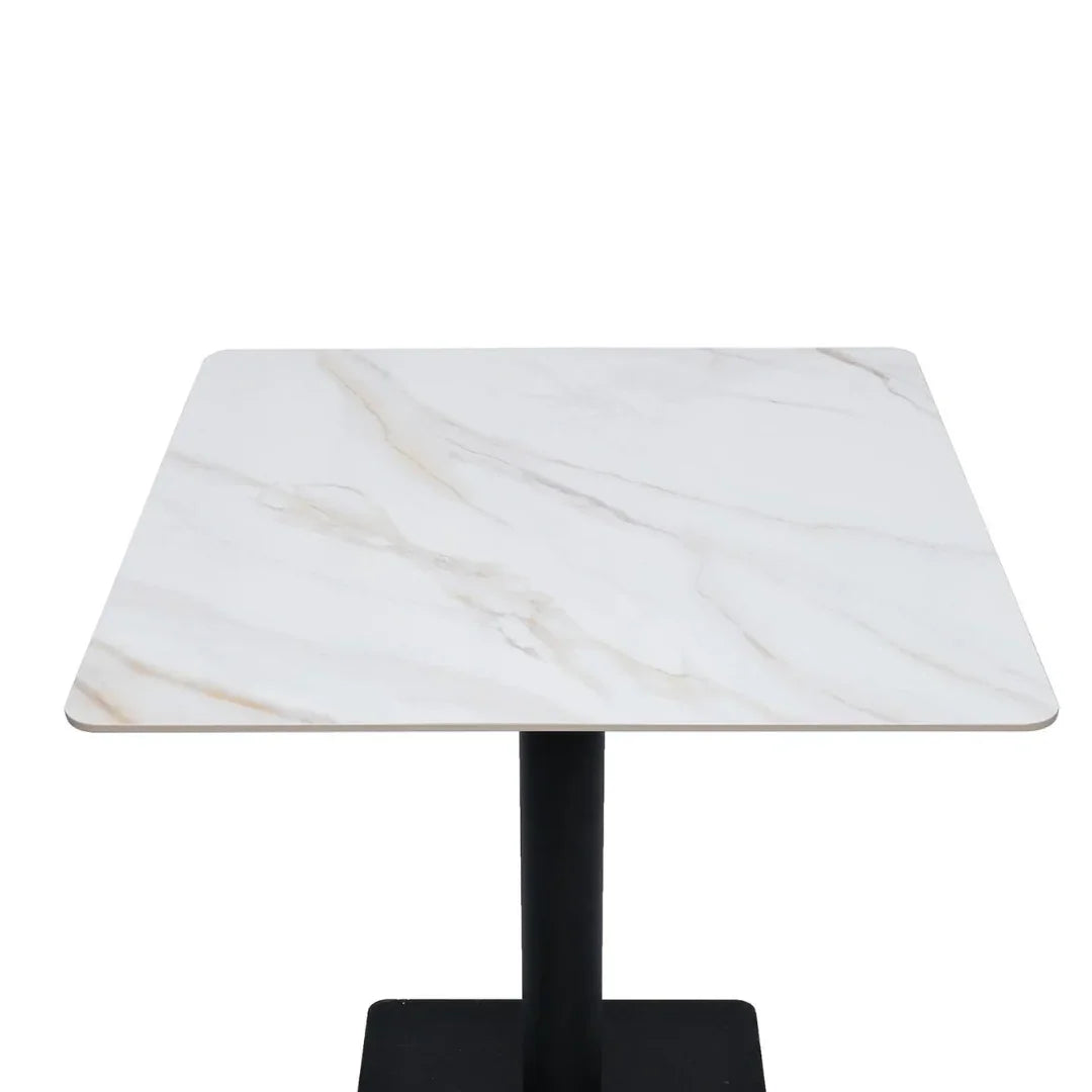 Square Ceramic Top Dining Table for Café & Restaurant