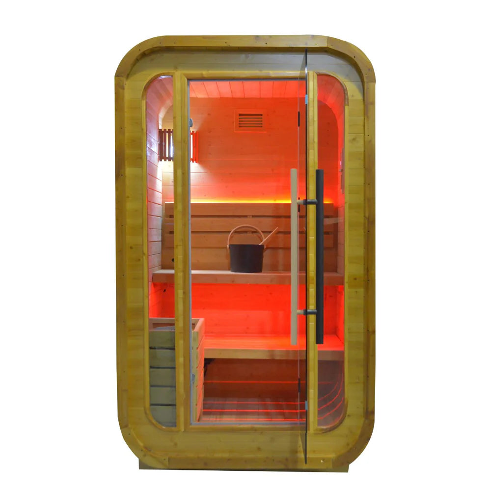 Luxury Indoor/Outdoor Sauna Room
