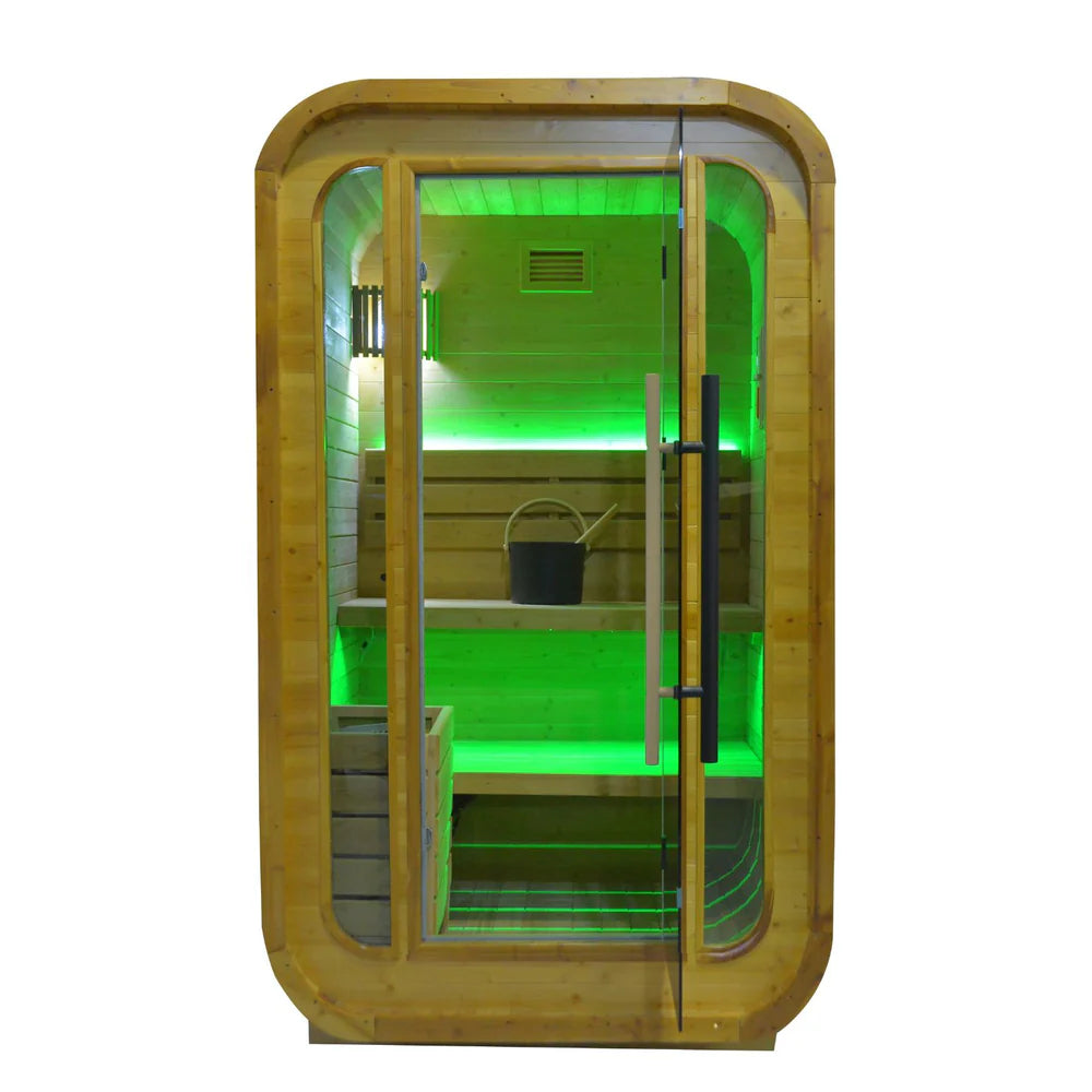 Luxury Indoor/Outdoor Sauna Room