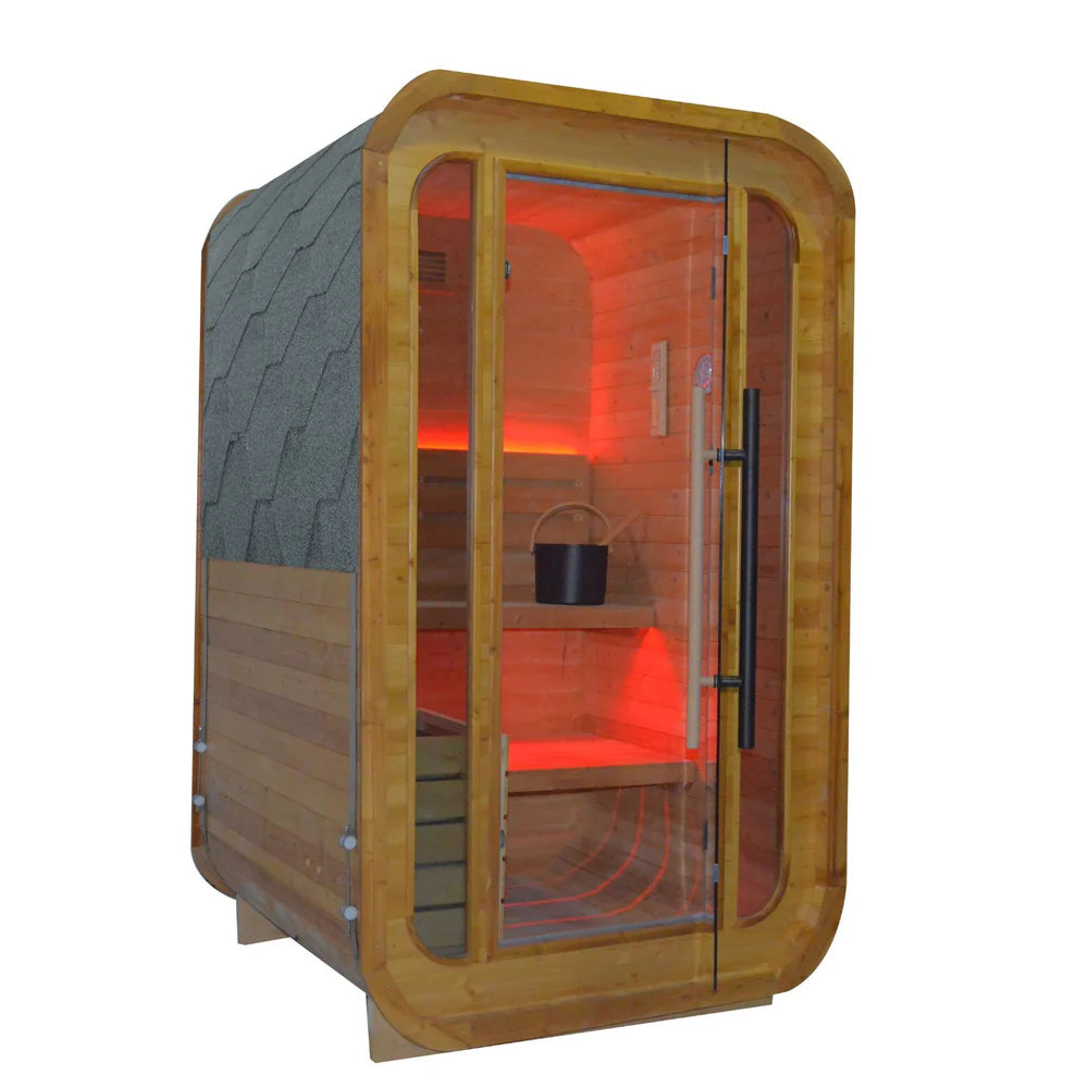 Luxury Indoor/Outdoor Sauna Room