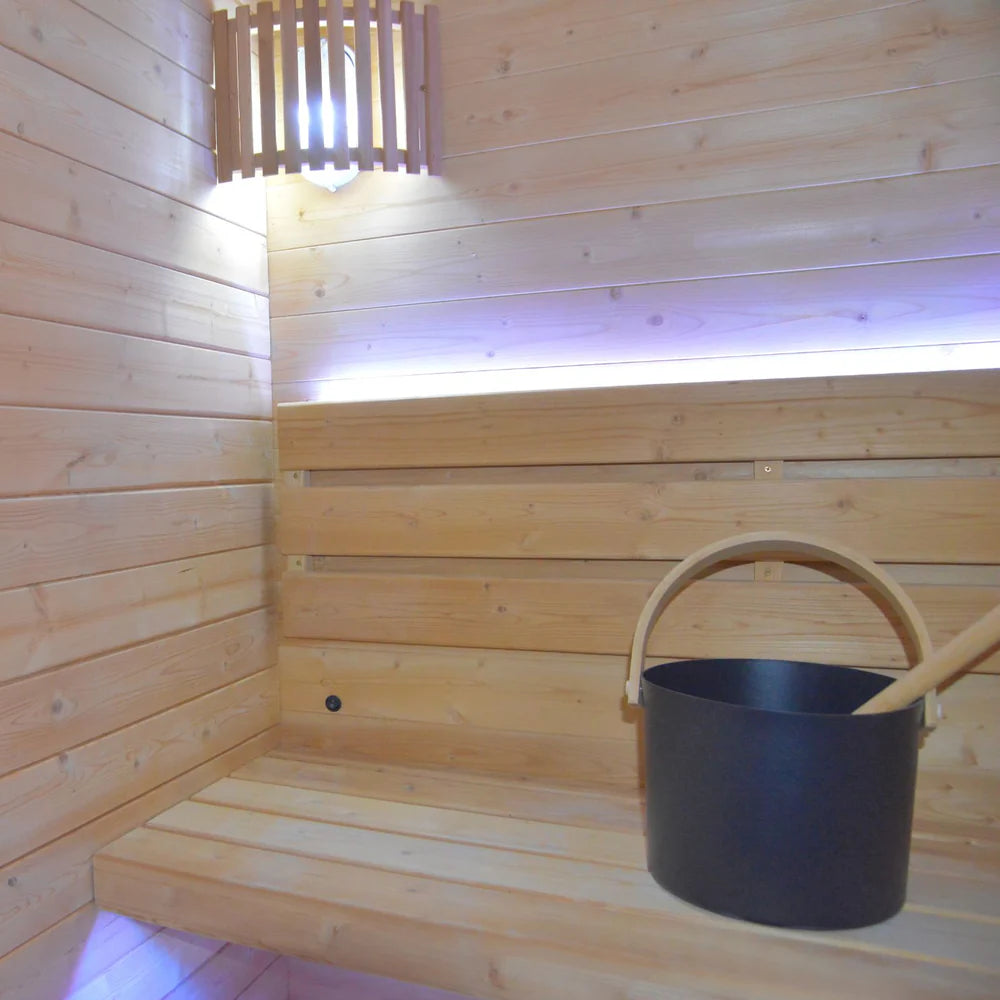 Luxury Indoor/Outdoor Sauna Room
