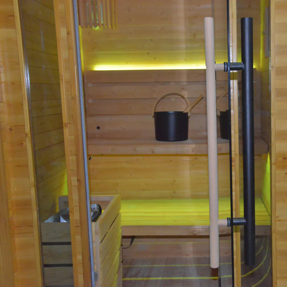 Luxury Indoor/Outdoor Sauna Room