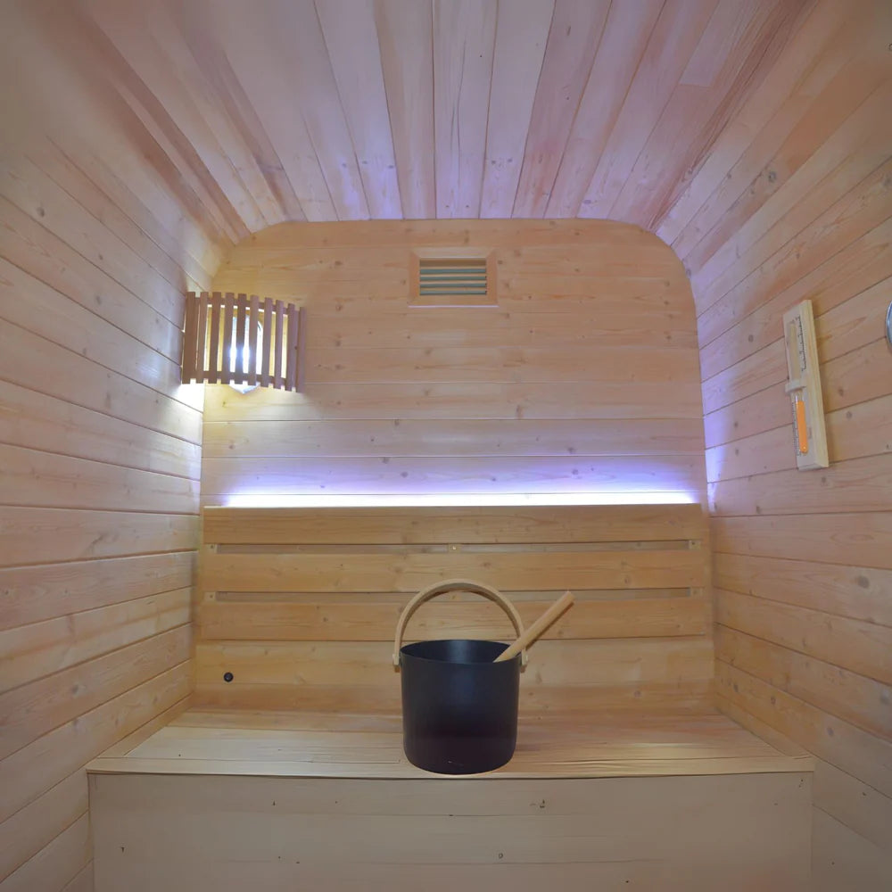 Luxury Indoor/Outdoor Sauna Room