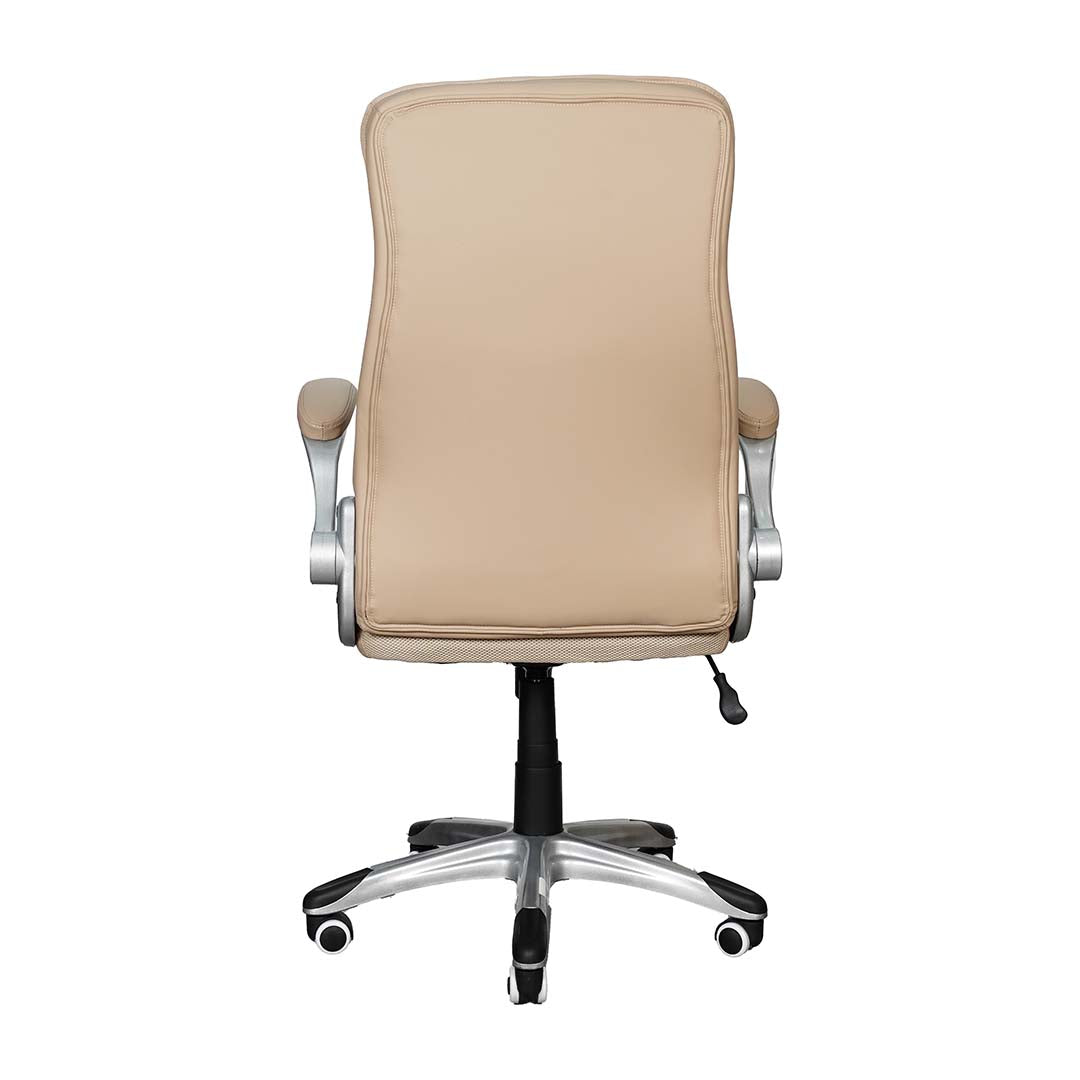 PU leather High Back Office Chair With Height Adjustable-GCC Home Center