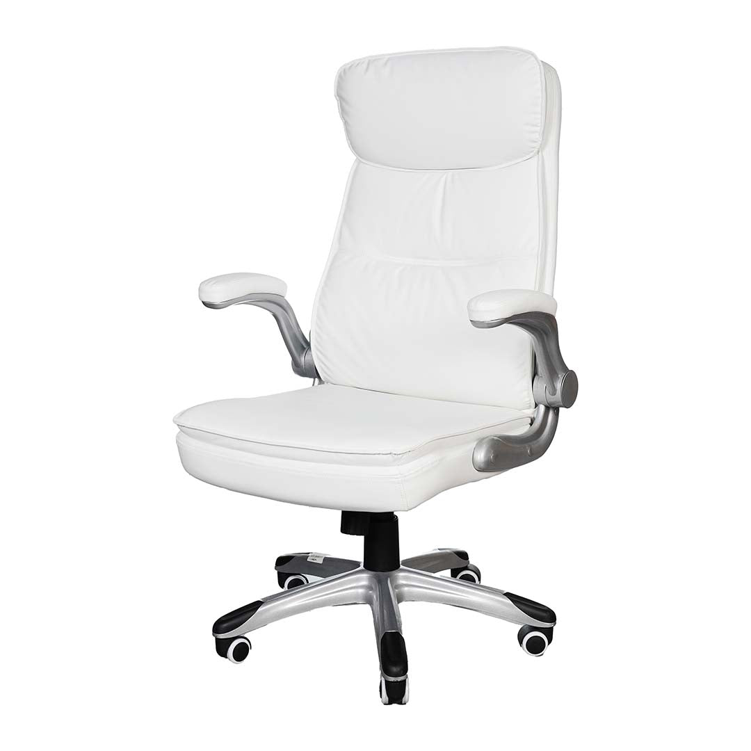 PU leather High Back Office Chair With Height Adjustable-GCC Home Center