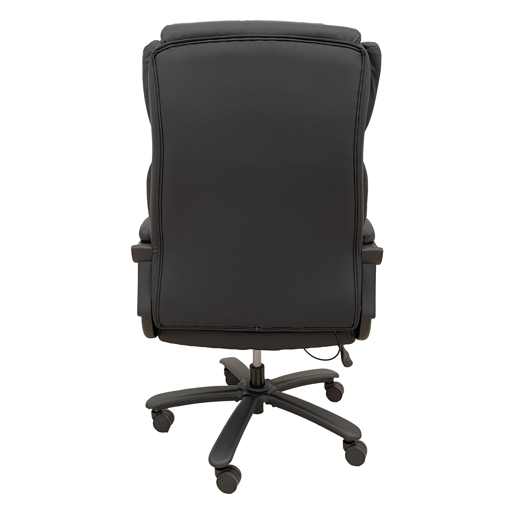 Luxury PU leather High Back Office Chair With Height Adjustable, Cushioned and Swivel Wheels-GCC Home Center