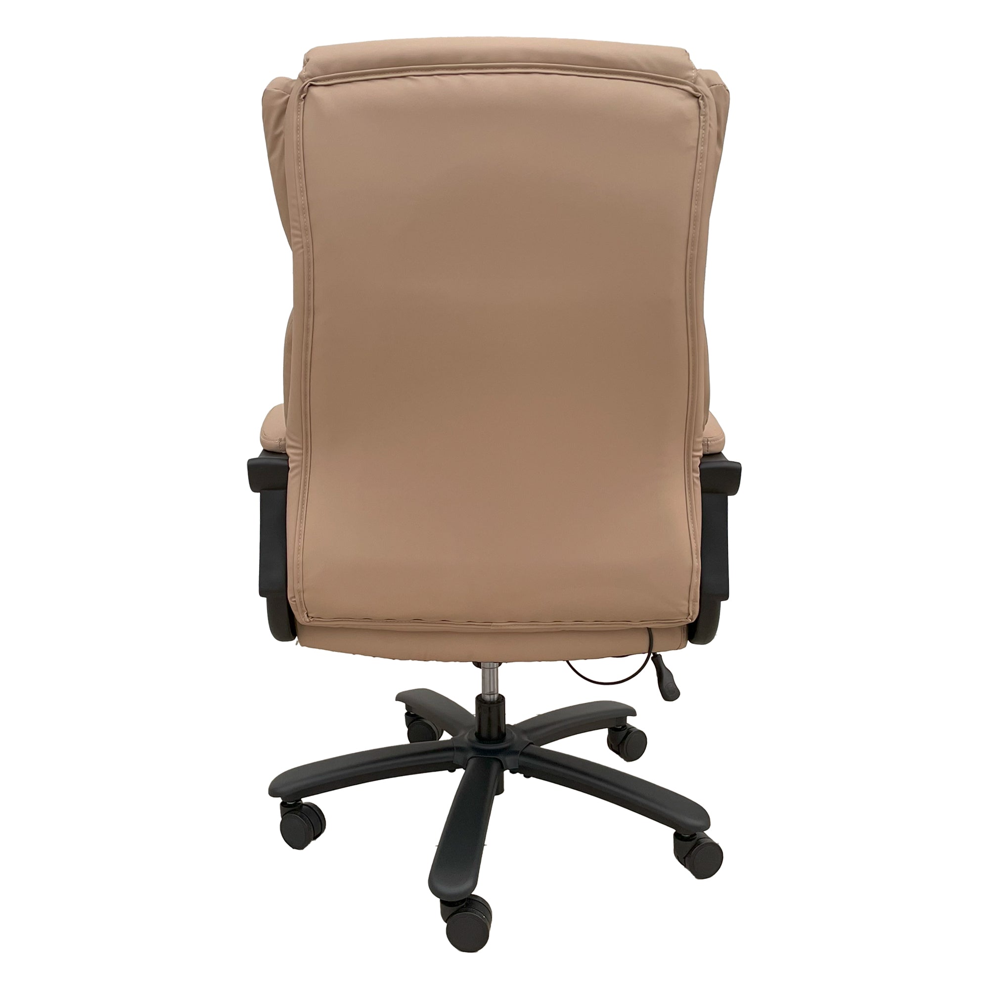 Luxury PU leather High Back Office Chair With Height Adjustable, Cushioned and Swivel Wheels-GCC Home Center