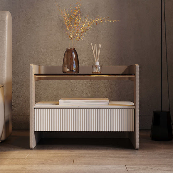 Elegance Tilu Nightstand Bedside Table-GCC Home Center