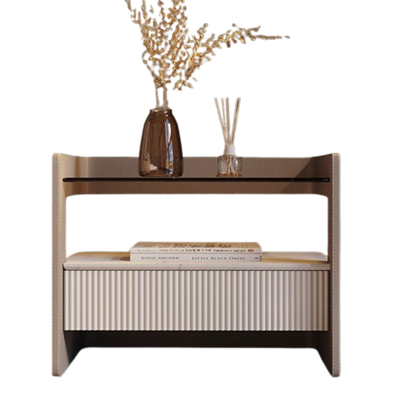 Elegance Tilu Nightstand Bedside Table-GCC Home Center