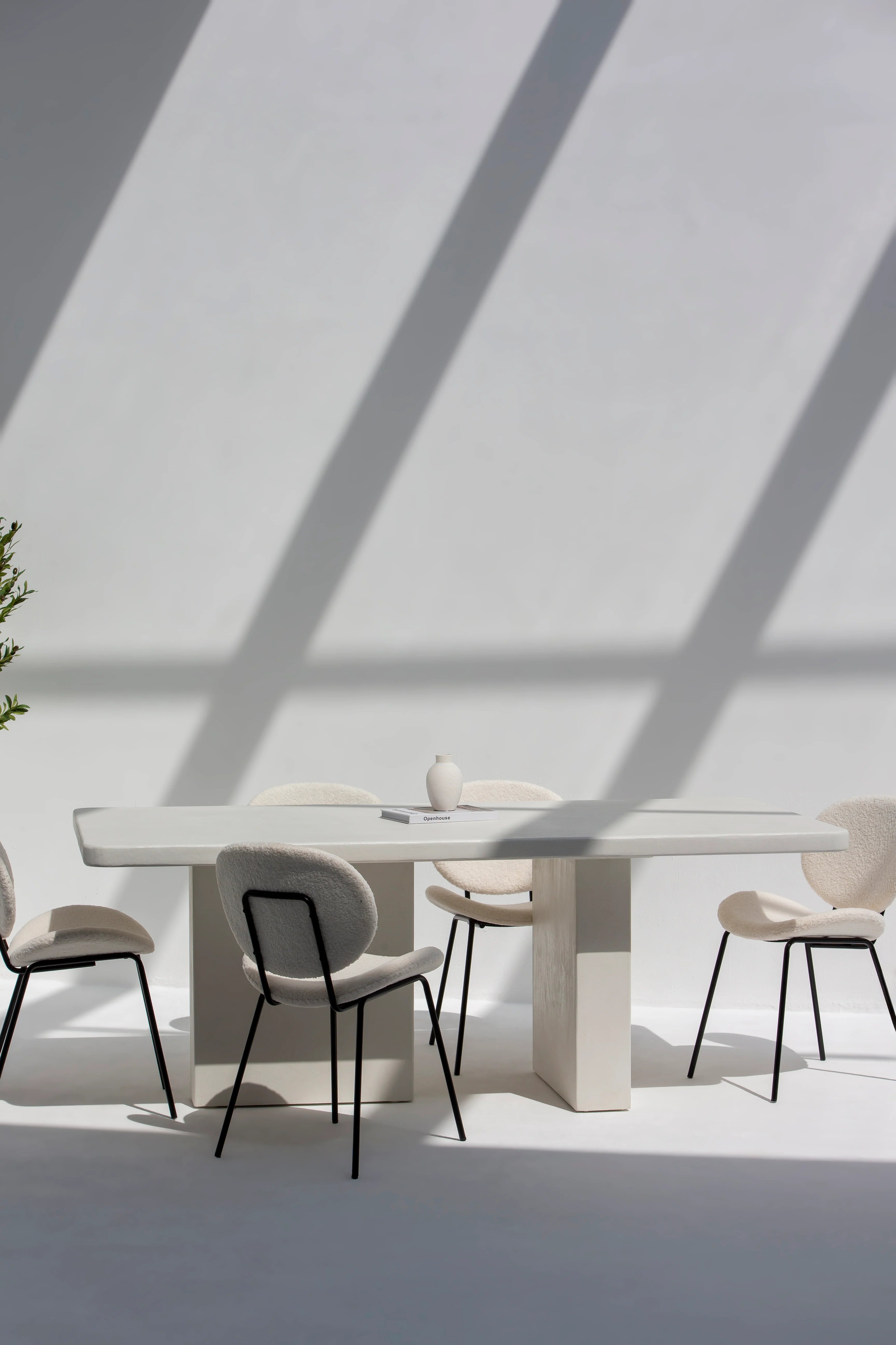 Santorini Micro Concrete Dining Table-GCC Home Center