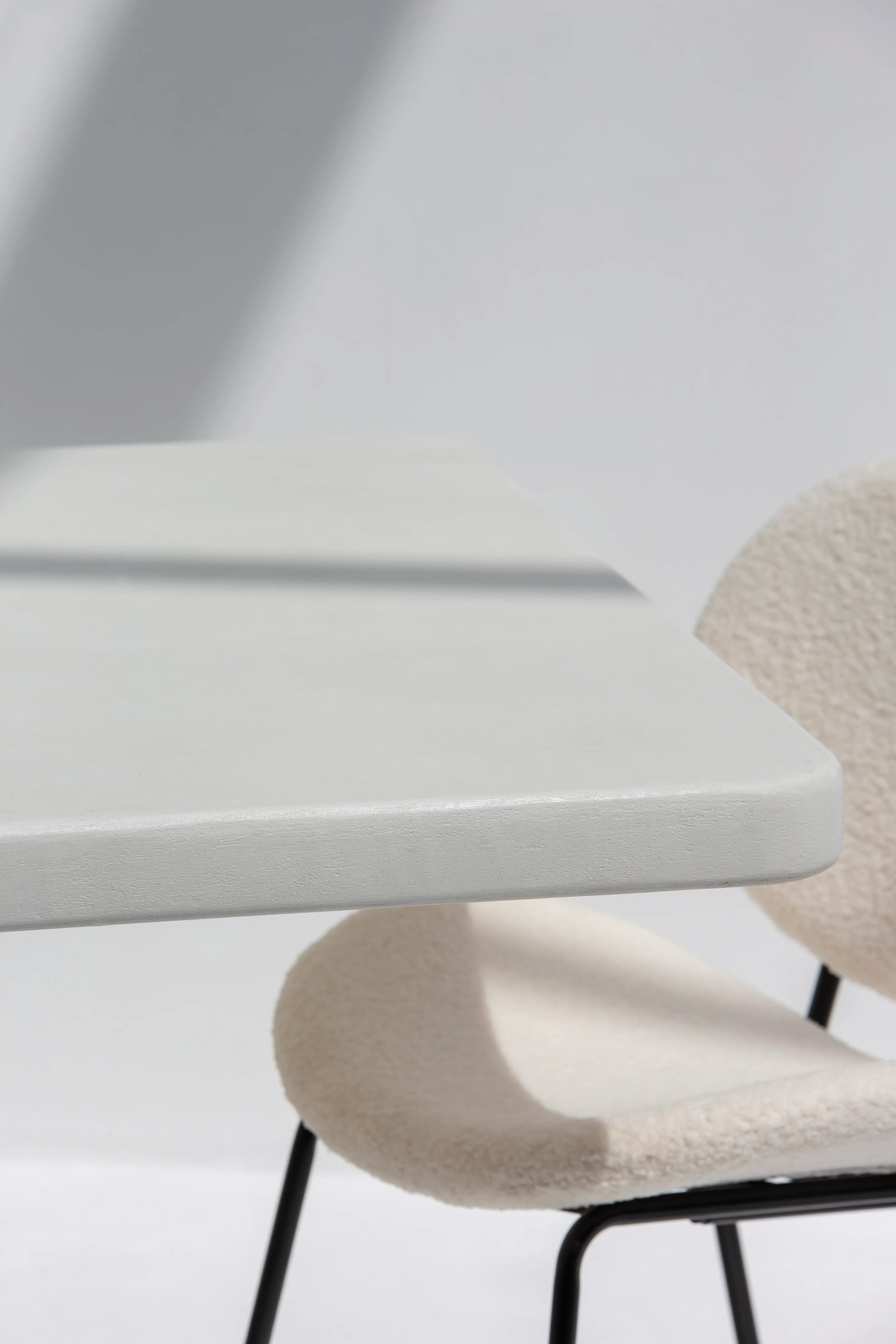 Santorini Micro Concrete Dining Table-GCC Home Center