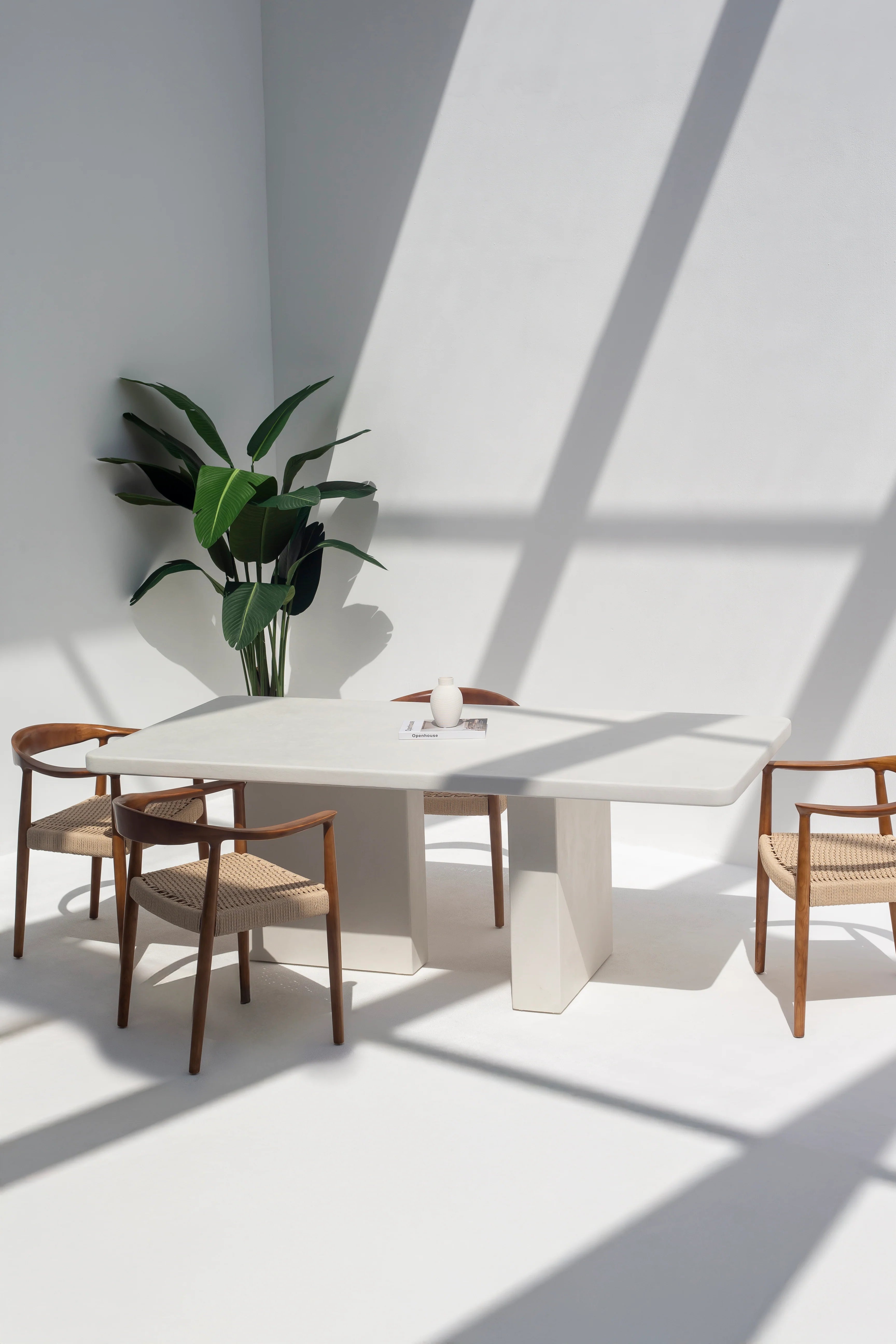 Santorini Micro Concrete Dining Table-GCC Home Center