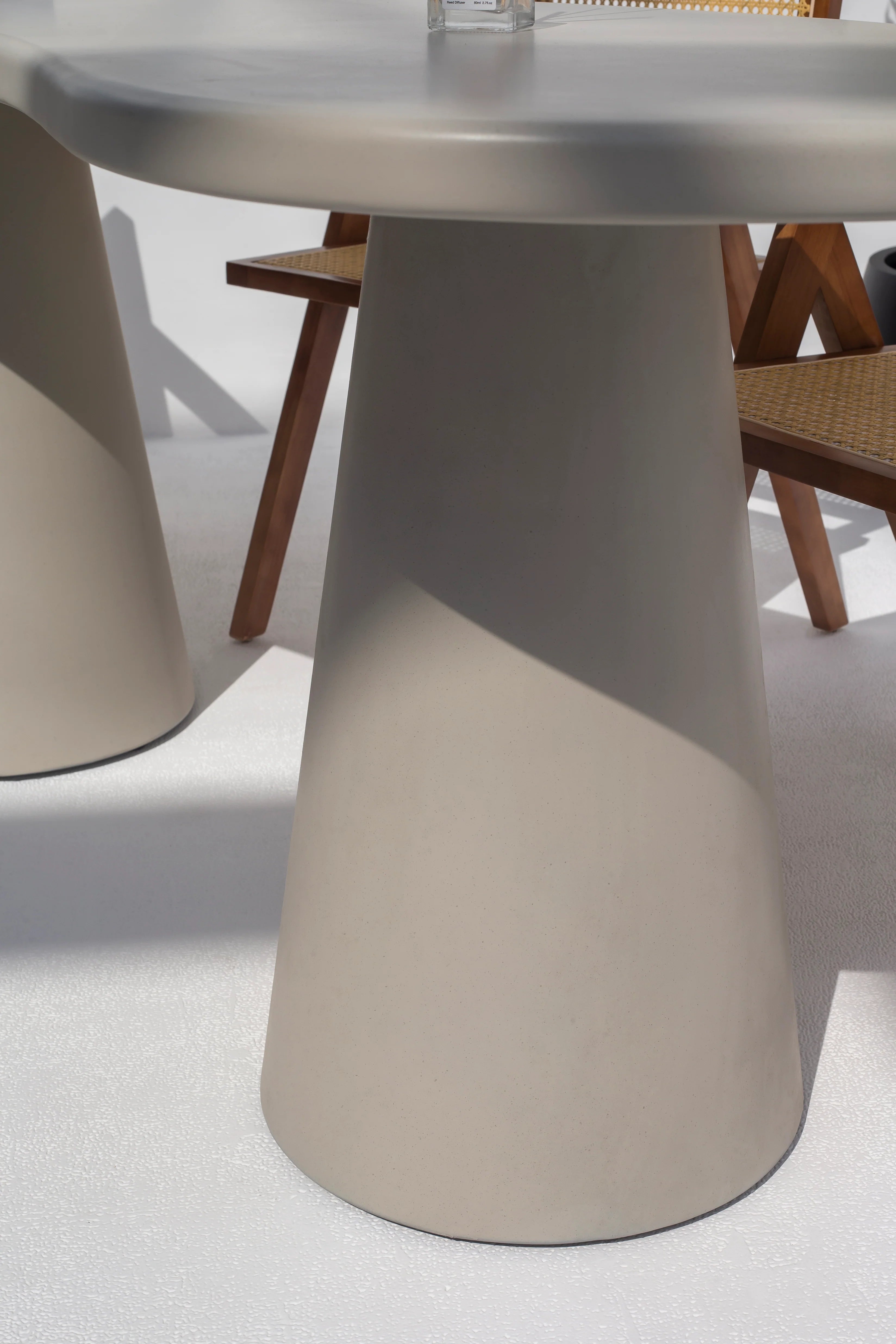 Plaza Gray Concrete Dining Table-GCC Home Center