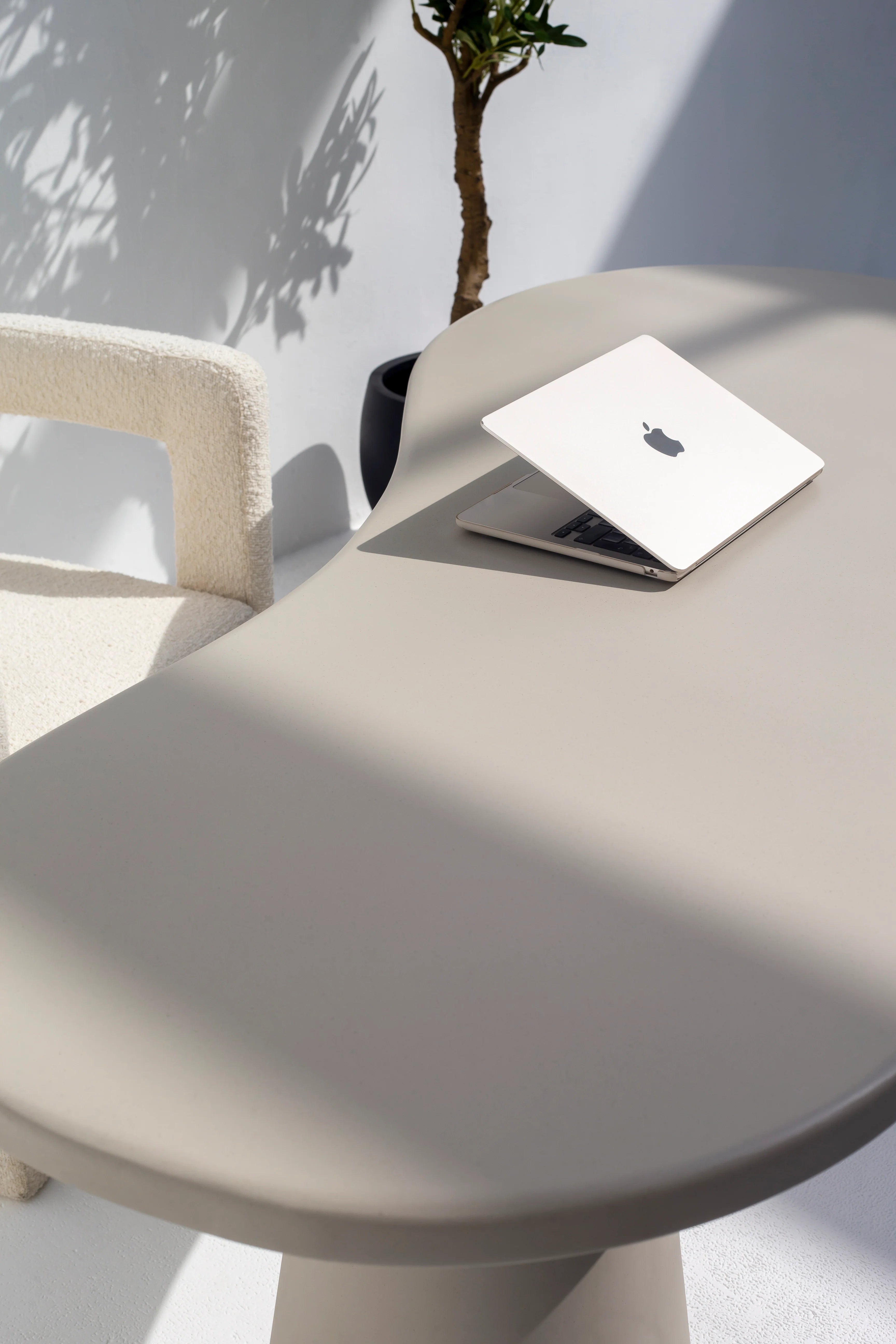 Plaza Gray Concrete Dining Table-GCC Home Center