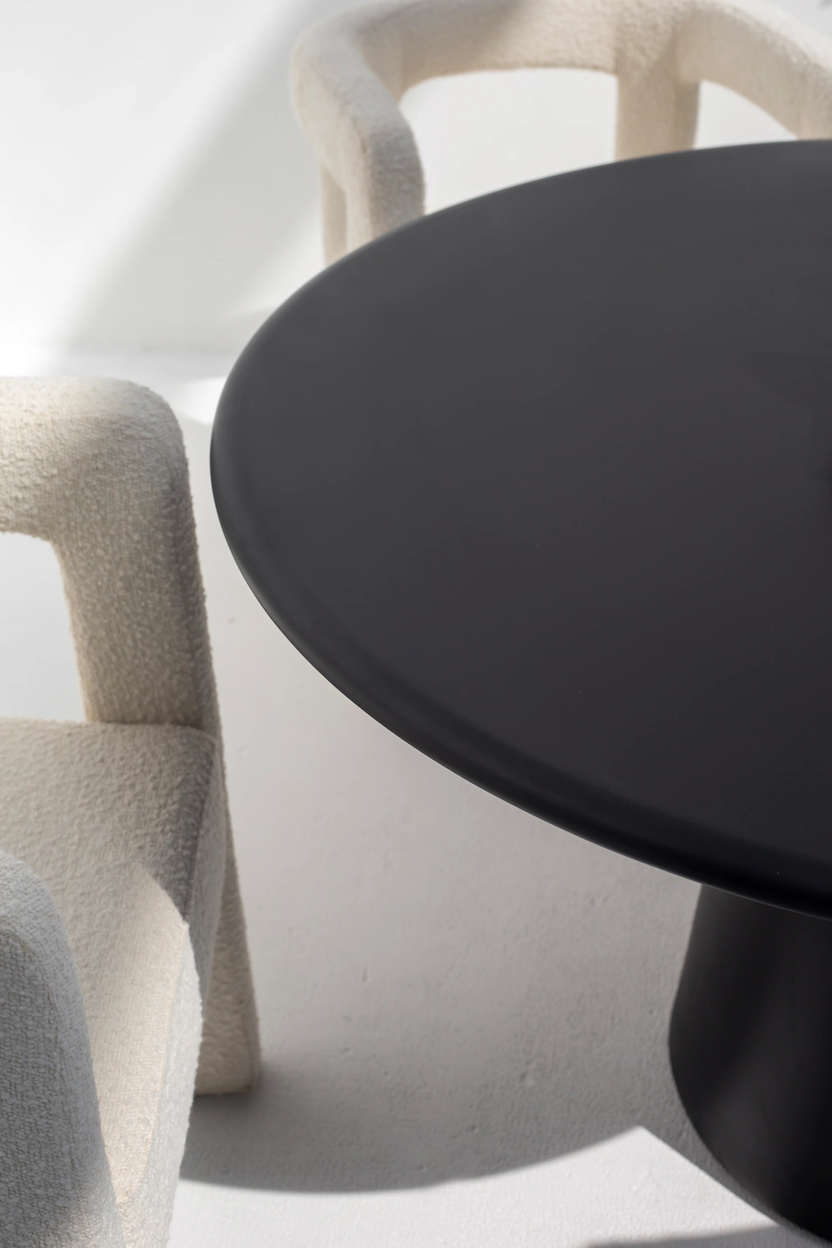Clio Black Concrete Dining Table-GCC Home Center