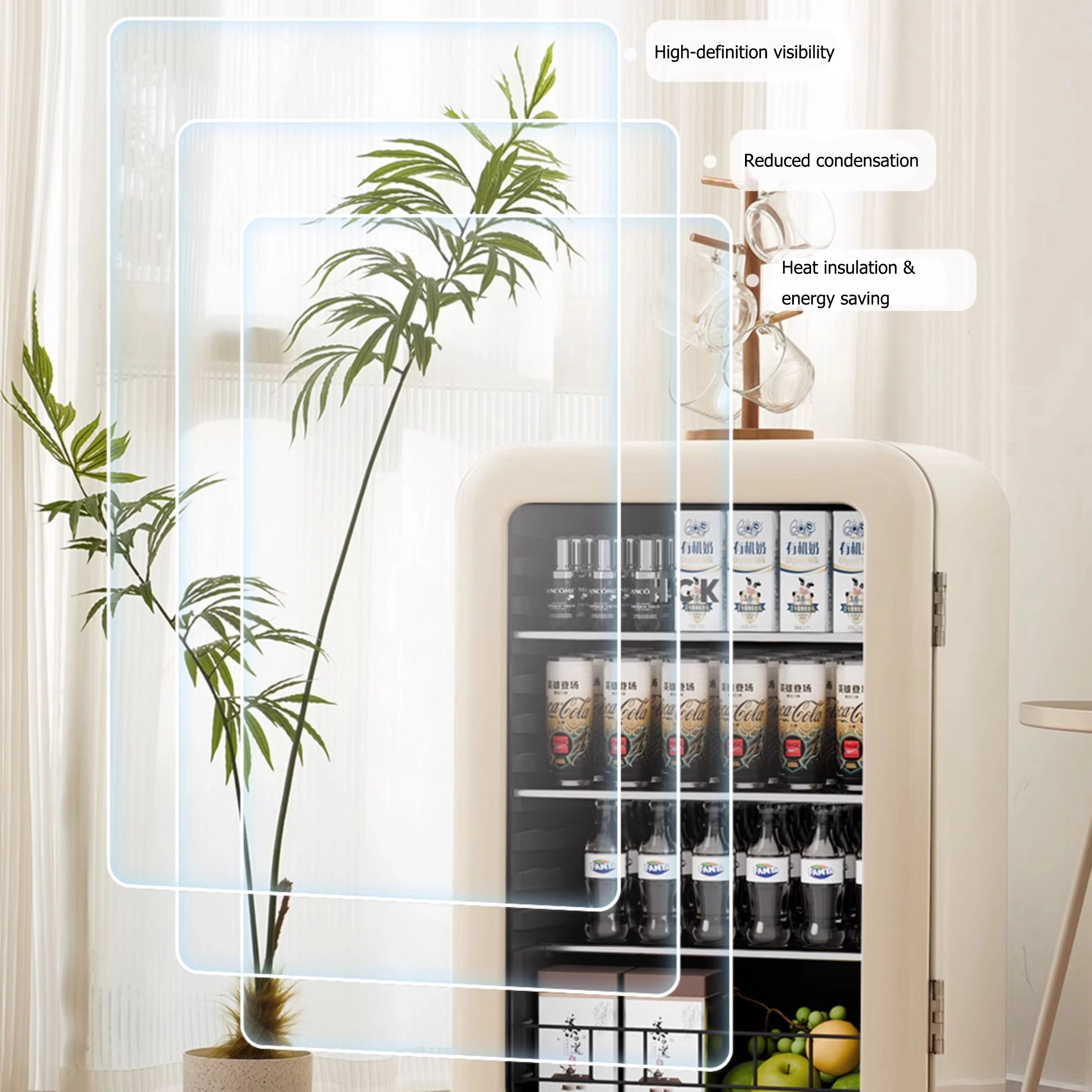 Ice Bar Household Living Room Refrigerator Office Small Ice Bar Tea Refrigerator