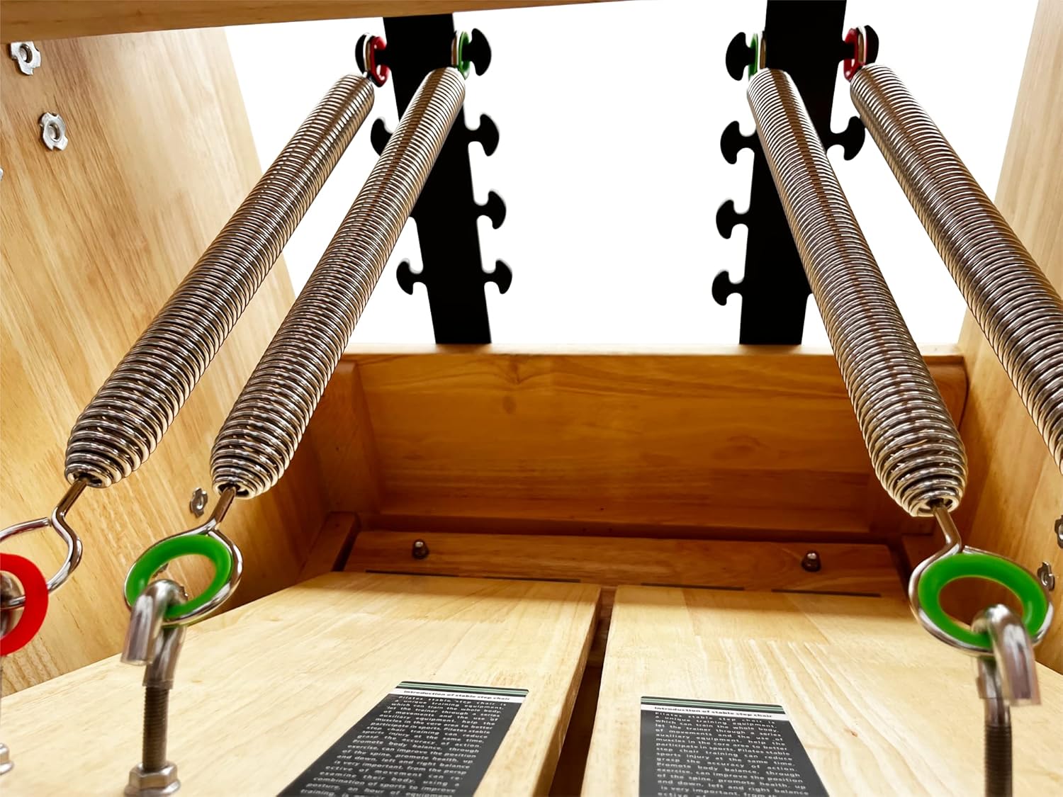 Wooden Pilates Chair – Compact Dual Handle Wunda Chair Yoga Pilates Split Pedal Stability Chair