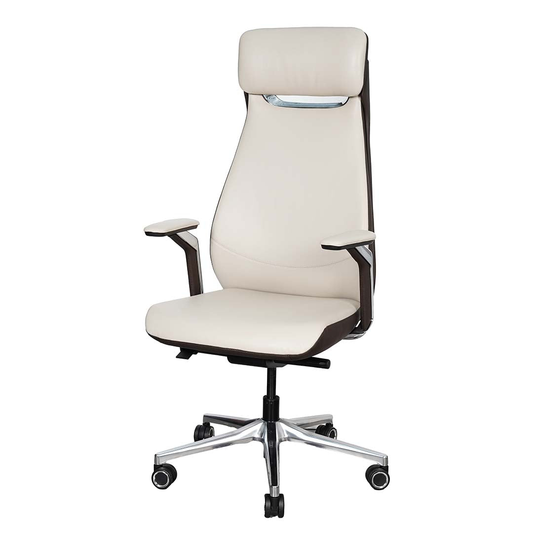 Luxury Ergonomic Design High Back Office Chair With Adjustable Headrest-GCC Home Center